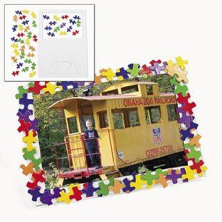 Colorful Puzzle Piece Photo Frame Craft Kit   Crafts for Kids & Photo Crafts
