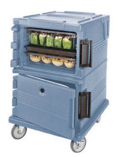 Cambro UPC800 401 Ultra Camcarts Polyethylene Shell Double Compartment High Capacity Cart, 54 Inch, Slate Blue Kitchen & Dining