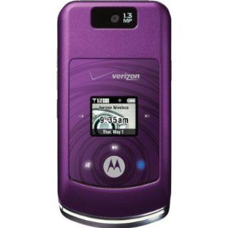 Motorola_w755 (Purple) with 1.3 Megapixel  Camera, 4x Digital Zoom   Bluetooth Capable   1XEVDO CDMA 2000 for Verizon Network (No Contract Required_A P E X GLOBAL WIRELESS) Cell Phones & Accessories