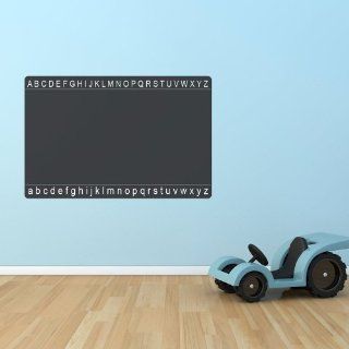Repositionable ABC Chalkboard Wall Sticker   Large (1152 x 755 mm) Decal   Childrens Dry Erase Boards