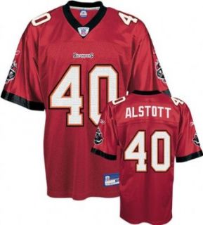 Mike Alstott Red Reebok NFL Replica Tampa Bay Buccaneers Jersey   Small  Athletic Jerseys  Clothing