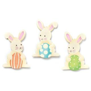 Embellish Your Story Easter Bunny w/ Egg Magnets   Set of 3 Assorted   Embellish Your Story Roeda 101401 EMB Kitchen & Dining
