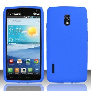 [Windowcell] Lg Optimus F7 Us780 4g LTE (Boost/us Cellular) Silicon Skin Cover   Blue Sc 