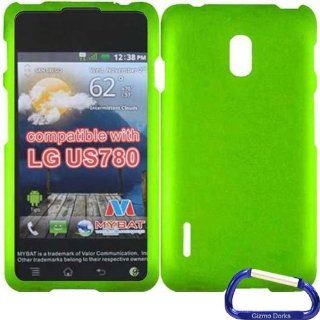 Gizmo Dorks Hard Skin Snap On Case Cover for the LG US780, Neon Green Cell Phones & Accessories