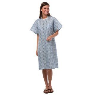 3278333 PT# 781 L Gown Patient Poly/Cttn Lg Unisex Blue Star Adult Ea Made by Fashion Seal Industrial Products