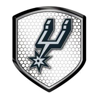 San Antonio Spurs SA SHIELD Reflector Emblem Decal Basketball Auto Home  Sports Fan Automotive Emblems  Sports & Outdoors