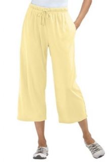 Women's Plus Size Capri pants in soft Sport Knit Woman Within Pants