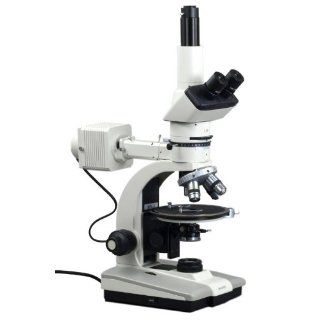 OMAX 50X 787.5X Top Quality Trinocular Ore Petrographic Polarizing Microscope