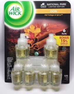 Air Wick Scented Oil Refills, Fall Foliage and Spice, 6 Refills, 0.789 Oz Kitchen & Dining