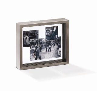 Umbra Ether 8 Inch by 9.5 Inch Metal Picture Frame, Nickel   Single Frames