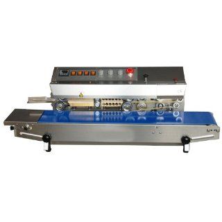 Sealer Sales FR 770 Stainless Steel Horizonal Band Sealer w/ 8mm Seal from ABC Office Kitchen & Dining