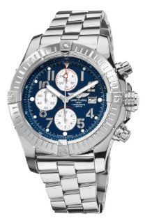 Breitling Men's A1337011/C792 Super Avenger Blue Chronograph Dial Watch Aeromarine Super Avenger Watches