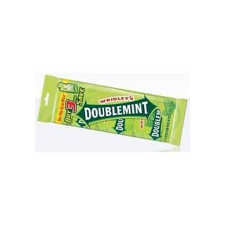 Wrigley Doublemint Bubble Gum, 3 per pack    20 packs per case.