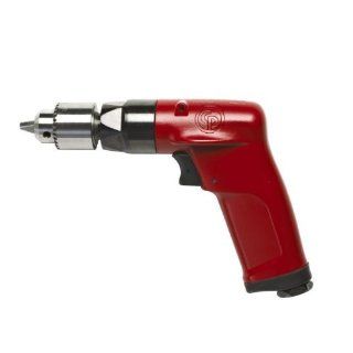 Chicago Pneumatic Tool CP1014P24 Heavy Duty 0.5 HP 2400 RPM Industrial Drill with 1/4 Inch Key Chuck   Power Screw Guns  