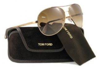 Tom Ford Charles FT0035 Sunglasses 772 Rose Gold (Gradient Brown Lens) 62mm Clothing