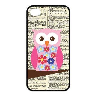 First Design Funny Flower Owl RUBBER iphone 4 4s Durable Case Cell Phones & Accessories