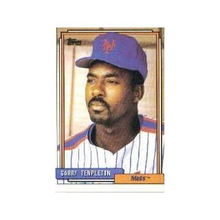 1992 Topps #772 Garry Templeton UER/Stat heading in for pitchers Sports Collectibles