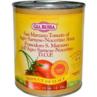 San Marzano Tomatoes of Sarnese Nocerino Area, 28 oz (794 g)  Tomatoes Produce  Grocery & Gourmet Food
