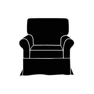 Christine "Designer Style" Swivel Glider Slipcovered Chair   Living Room Furniture Sets