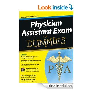 Physician Assistant Exam For Dummies eBook Barry Schoenborn, Richard Snyder Kindle Store