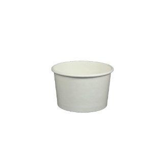 3 oz White Yogurt Paper Cups   1000 Count Kitchen & Dining