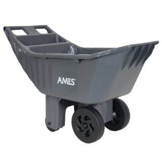 Ames Easy Roller 4 cubic foot poly yard cart   2463875 Patio, Lawn & Garden