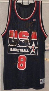Signed 1992 Dream Team Olympic Team Signed Jersey   Jordan, Magic  Sports Fan Jerseys  Sports & Outdoors