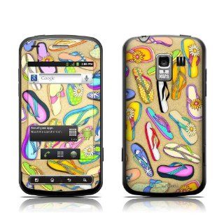 Flip Flops Design Protective Skin Decal Sticker for LG Optimus Q L55C Cell Phone Cell Phones & Accessories