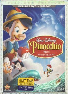 Walt Disney Pinocchio 70th Anniversary Platinum Edition (includes DVD + Blu Ray) Movies & TV