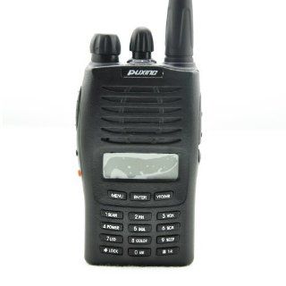 Puxing PX 777 UHF 400 470Mhz Handheld Portable Two Way Radio Interphone Walkie Talkie and Earpiece  Two Way Radio Headsets 