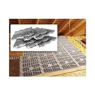 Attic Dek Flooring  Pack of 4 panels (Gray) (24" x 16")   General Purpose Storage Racks