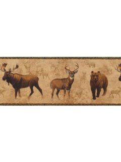 Deer Border Pattern #9X61H779M   Wallpaper Borders