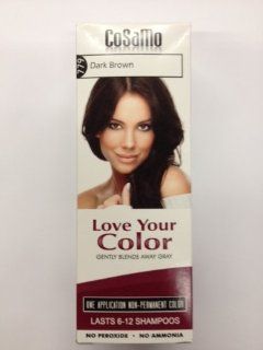 CoSaMo  Love Your Color  Ammonia & Peroxide Free Hair Color #779 Dark Brown (Pack of 3)  Chemical Hair Dyes  Beauty