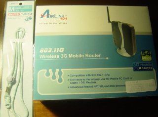 Airlink 802.11g Wireless Wifi 3g Mobile Router and Japan Designed Blue Cell Phone Strap Combo See Photos for Products  Other Products  