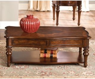 Andalusia Rectangular Coffee Table   Vintage Cherry   Coffee Tables
