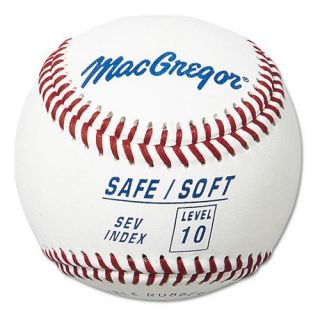 MacGregor Level 10 Safe/Soft Baseballs   1 Dozen   Balls