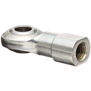 Sealmaster CFF 6 Rod End Bearing, Two Piece, Commercial, Non Relubricatable, Female Shank, Right Hand Thread, 3/8" 24 Shank Thread Size, 3/8" Bore, 6 degrees Misalignment Angle, 1/2" Length Through Bore, 1" Overall Head Width, 0.781&qu