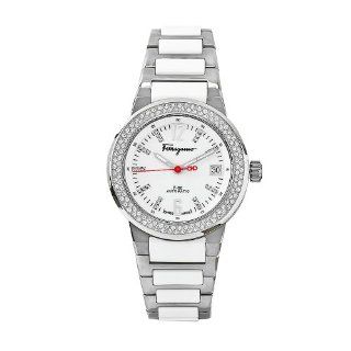 Salvatore Ferragamo Women's F54MBA78201S781 F 80 Stainless Steel White Dial Watch Watches