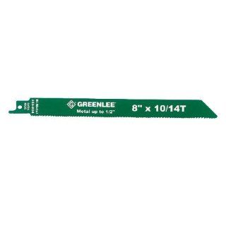 Greenlee 353 804 8 Inch By 3/4 Inch Metal Cutting Reciprocating Saw Blade, 10/14 TPI, 2 Pack    