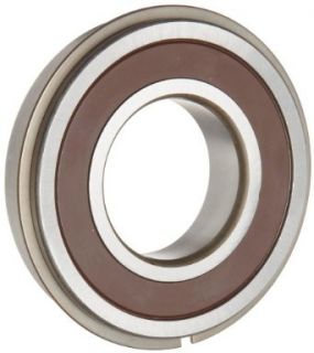 Timken 204PPG Ball Bearing, Double Sealed, With Snap Ring, Metric, 20 mm ID, 47 mm OD, 14 mm Width, Max RPM, 1460 lbs Static Load Capacity, 3250 lbs Dynamic Load Capacity Deep Groove Ball Bearings