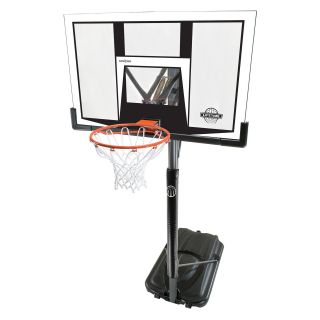 Lifetime 52 Inch Shatter Proof Portable Basketball Hoop with Pole Pad   Portable Hoops