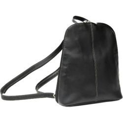 Womens Royce Leather Vaquetta Zip Around Sling Backpack Black