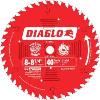 Diablo Slide Miter Saw Blade   8 1/2 Inch, 40 Tooth, General Purpose, Model