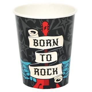 Born to Rock 9 oz. Paper Cups