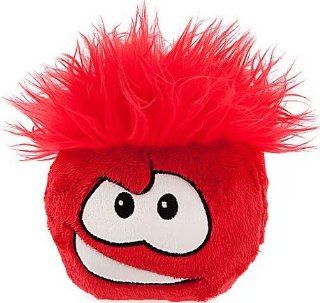 Disney Club Penguin 6 Inch Deluxe Plush Puffle Red Includes Coin with Code Toys & Games