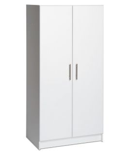 Elite 32 in. Double Door Storage Cabinet   Pantry Cabinets