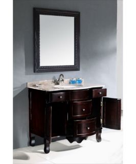 Legion Furniture Surrey 38 in. Single Bathroom Vanity with Optional Mirror   Single Sink Bathroom Vanities