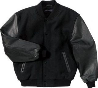 Port Authority J783 Wool and Leather Letterman Jacket at  Mens Clothing store