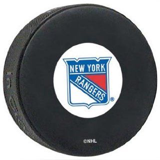 New York Rangers Souvenir Logo Puck (Quantity of 10)  Hockey Pucks  Sports & Outdoors