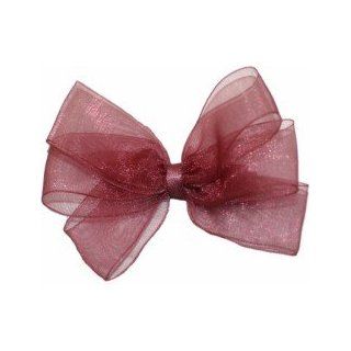 Posies Accessories Bitty (Small) Sheer Hair Bow Rosy Mauve (Pink) (Rosy Mauve (pink)) Infant And Toddler Hair Accessories Clothing